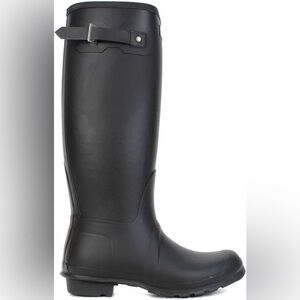 Hunter INSULATED Original Tall Rain Boots Matte Black Women’s Size 11